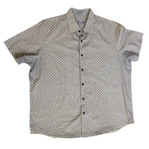 Tasso Elba XXL men’s blue button down shirt